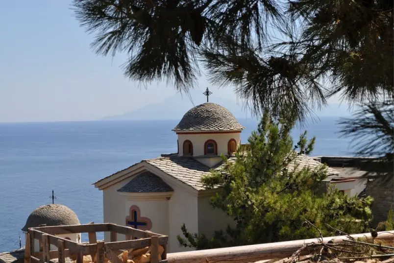 Monastery of Archangel Michael on island of Thassos