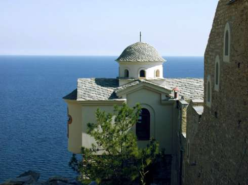 Monastery of Archangel Michael on island of Thassos